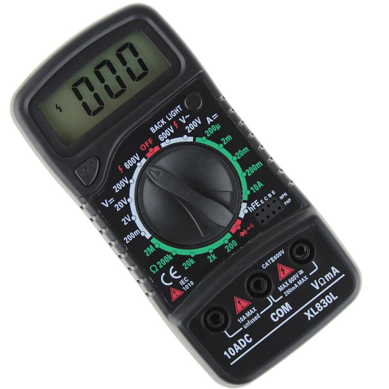 ANENG XL830L Digital LCD Multimeter Voltmeter Ammeter AC/DC/OHM Volt Current Tester