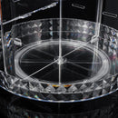 360 Degree Rotation Transparent Acrylic Cosmetics Storage Box Fashion Spin Multi-function Desktop Detachable Makeup Beauty Organizer