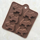 Spot 6 Even Puppy Silicone Chocolate Cake Mould
