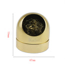 Kaisi Welding Soldering Iron Tip Cleaner Repair Tool Professional Cleaning Steel Wire Brush with Stand Holder Set