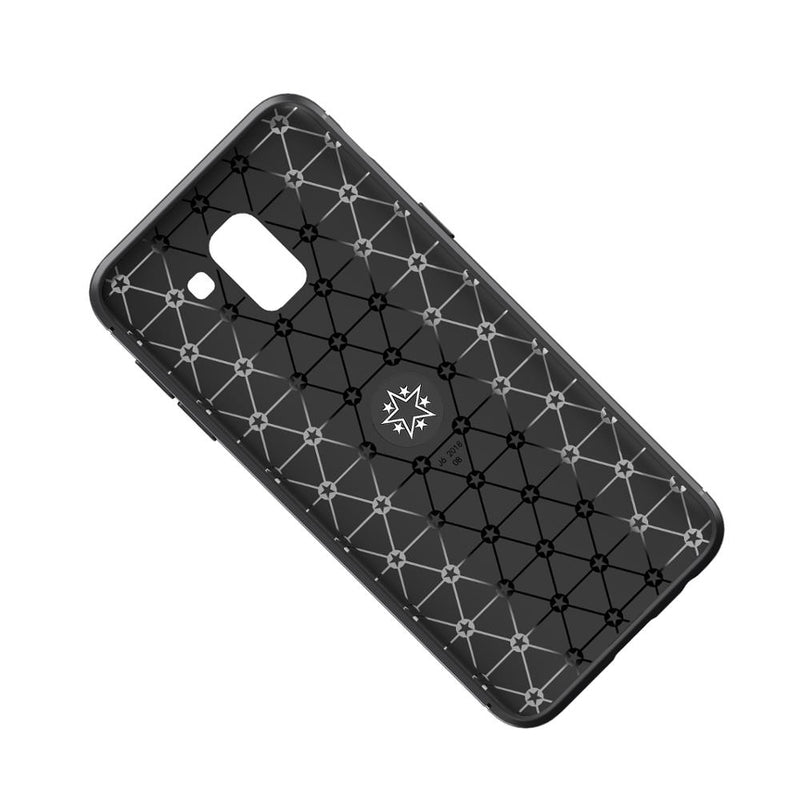 C-KU 360 Rotating Ring Grip Kicktand Protective Case For Samsung Galaxy J6 2018