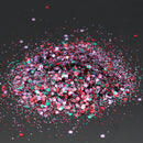 4 Pots 10ml Nail Art Glitter Powder Sheet Sequins Sparkly Colorful Christmas Iridescent Acrylic Tips