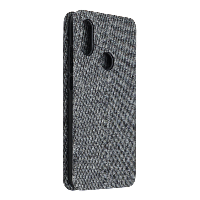 Bakeey Flip Fabric Soft Silicone Edge Shockproof Full Body Protective Case For Xiaomi Mi Play