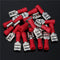 22-18AWG Insulating Female Spade Terminal Electrical Crimp Wire Connector Red
