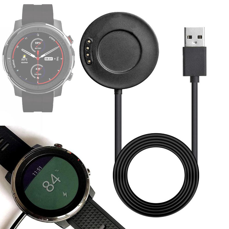 Bakeey 1M TPU Watch Cable Magnetic Charger Cable for Amazfit stratos 3 Smart Watch