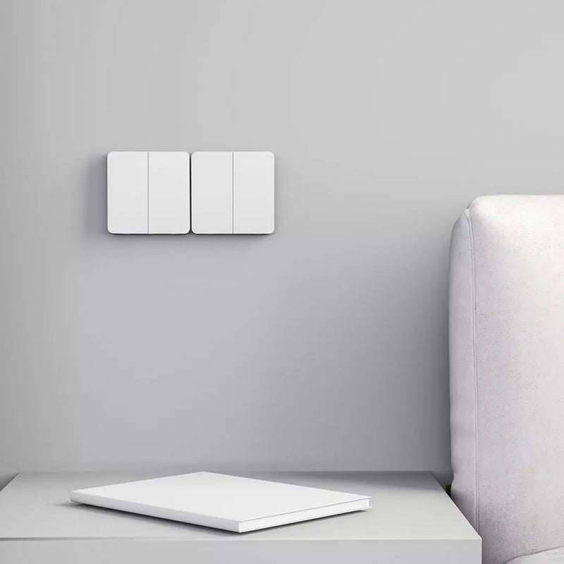 [New Arrival] Xiaomi Mijia Smart Switch Wall Switch Single/Doubl/Three Open Dual Control Switch 2 Modes Switch Over Intelligent Lamp Lights Switch