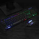 D280 104Key RGB Backlit Light Wired Mechanical Gaming Keyboard and 1600 DPI Gaming Mouse Set