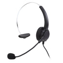 HT500 Headset Telephone Desk Phone Headphones Hands-free Call Center Noise Cancellation Monaural