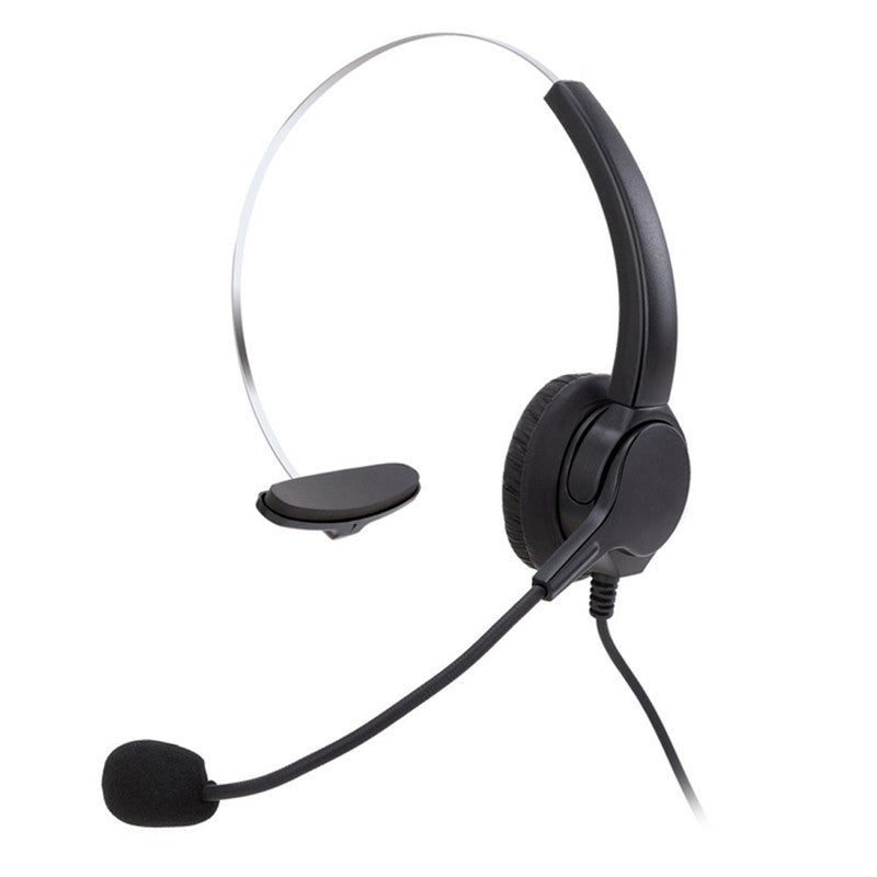 HT500 Headset Telephone Desk Phone Headphones Hands-free Call Center Noise Cancellation Monaural