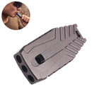 IPRee Outdoor EDC 150db Survival Whistle Three Tube Aluminum Children Kids Alert Tool Kit