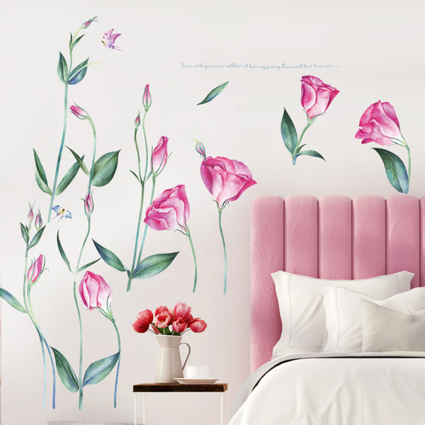 Miico SK9330 Flower Painting Sticker Home Decorative Sticker Wall Sticker DIY Sticker