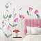 Miico SK9330 Flower Painting Sticker Home Decorative Sticker Wall Sticker DIY Sticker