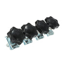 4pcs Saddle Bag Locks Screws Mounting Security Theft Deterrent For Harley Touring