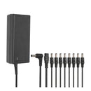 DC12V 5A Monitor Power Adapter for Camera Radio LED PC  + 8 Way Power Splitter Cable