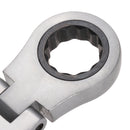 27 mm CR-V Steel Flexible Head Ratchet Wrench Metric Spanner Open End & Ring Wrenches Tool