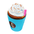 Suction Cup Coffee Squishy 8*10cm Slow Rising Soft Collection Gift Decor Toy With Packaging