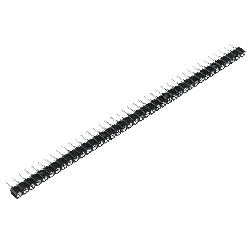 20pcs 40 Pin Single Row 2.54mm Round Female Header Pin