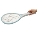 Electric Bug Zapper Racket Mosquito Fly Swatter Killer Insect Rechargeable With LED Lamp