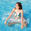 Summer Inflatable Floating Row Swimming Air Mattresses Beach Foldable Swimming Tool