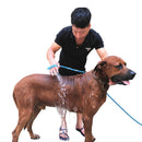 2.5m Blue Pet Bath Sprayer Two Removable Faucet Adapters