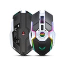 ZERODATE T30 2400DPI 2.4G Wireless RGB LED Rechargeable Ergonomic Design Gaming Mouse for PC Laptop