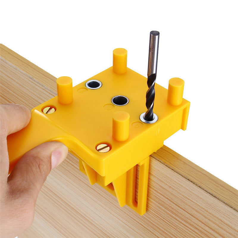 6 8 10mm Woodworking Dowel Jig Set Drill Guide with Dirll Bit Pocket Hole Jig for Carpentry