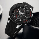 MEGIR 2095 Fashion Men Watch Chronograph Waterproof Luminous Display Sport Quartz Watch