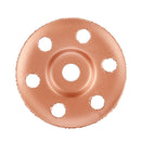 Drillpro 4 Inch See Through Wood Carving Disc Tungsten Carbide Coating Shaping Disc for Angle Grinder