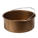 5pcs 9 Inch Non-stick Air Fryer Accessories Cake Pizza BBQ Roast Baking Tools For 5.3-6.8QT