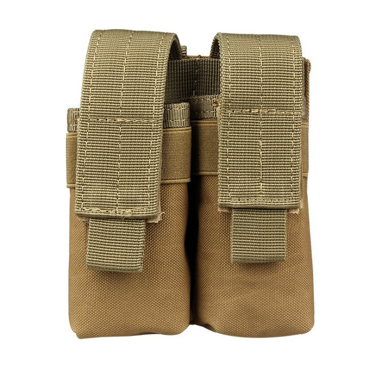 Tactical Double Mag Pouch Molle Quick Access Ammo Clip Pistol Accessories Magazine Holder Bag For Belt