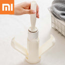 Xiaomi Jordan&judy Portable Creamy White Cleaning Sweater Sticky Roller Brush Cleaning Tool Travel Camping With 2 Pcs Sticky Paper