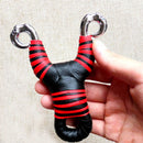 IPRee Outdoor Stainless Steel Tactical Slingshot Rubber Band Catapult Camping Sling Shot