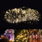 12M Battery Powered 120LED String Light 8 Modes Remote Control Fairy Lamp Party Christmas Home Decor