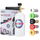 MATCC Adjustable Foam Cannon Bottle Snow Foam Lance with 1/4Inch Quick Connector
