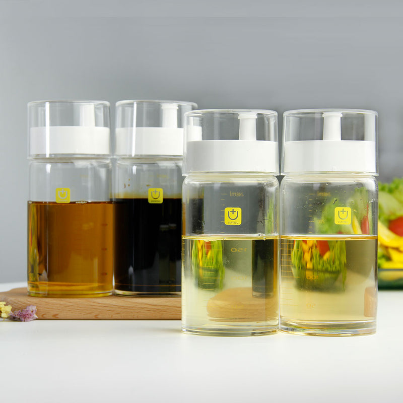 YOUJIA Glass Jar Olive Oil Dispenser Liquid Storage Bottle Kitchen Spice Storage Container from Xiaomi Youpin