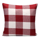 45x45cm Grid Square Pillow Case Cushion Cover Sofa Throw Home Bedroom Decor