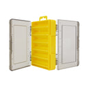 ZANLURE Two-side PP Fishing Bait Box Fishing Lures Box Fishing Tackle Storage Boxes-Yellow/Black
