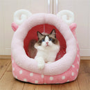 Cute Animal Design Comfortable Indoor House Bed Pet Dog Cat Nest Pad Soft Fleece Bed