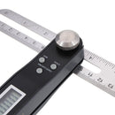 Drillpro 360 LCD Digital Sliding T Bevel Gauge Angle Finder T Digital Protractor Angle Ruler