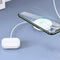 USAMS 3 In 1 Wireless Charger Phone Charger Earphone Charger Watch Charger with USB Cable for Qi-enable Smart Phones Apple AirPods Pro Apple Watch Series 1 2 3 4 5