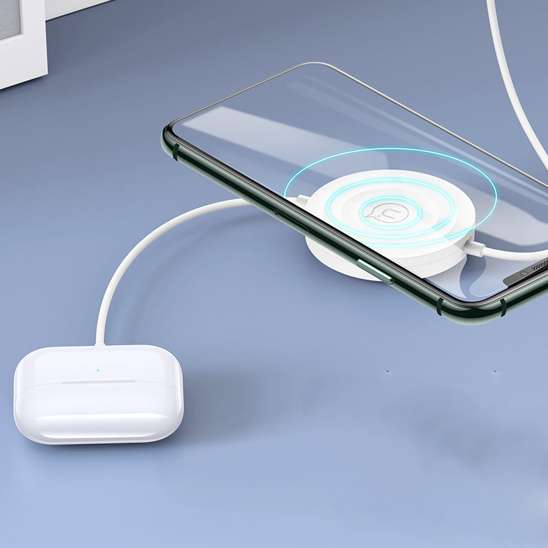 USAMS 3 In 1 Wireless Charger Phone Charger Earphone Charger Watch Charger with USB Cable for Qi-enable Smart Phones Apple AirPods Pro Apple Watch Series 1 2 3 4 5