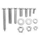 Suleve MXSP4 M3/M4/M5 Stainless Steel Phillips Round Head Screws Nuts Washers Assortment Kit 250g