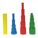 Kids Montessori Wooden Sensory Toys Baby Early Educational Development Practice Colorful Cylinder Toys Gift