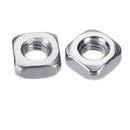 Suleve M3SN4 M3 304 Stainless Steel Square Nut Machine Screw Nuts 50Pcs