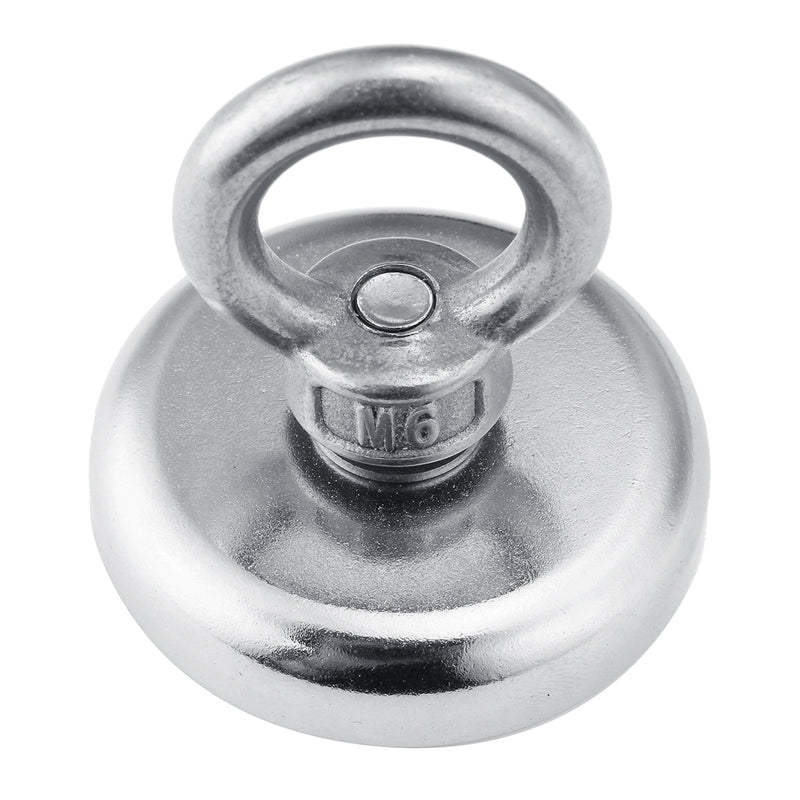 70KG D42mm Neodymium Recovery Fishing Magnet NJ42 Metal Sea River Treasure Recovery Magnet