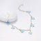 Trendy Luminous Blue Star Anklet Foot Chain Barefoot Sandal Beach Jewelry Bracelet Gift for Women