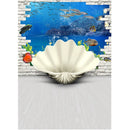 3x5FT 5x7FT Vinyl Sea Fish Shell Wall Photography Backdrop Background Studio Prop