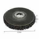 2pcs 115mm Rust Paint Remover Abrasive Poly Disc Wheel For 4.5 Inch Angle Grinder