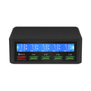 5V/10A LCD Display USB Charger Adapter Quick Charge 3.0 Multi Port Mobile Phone Rapid Charger USB Socket