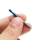 Drillpro 20pcs 3x3mm NACO Blue Coating Burrs Rotary File Tungsten Carbide Router Rasps